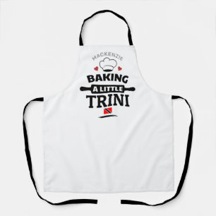 Ein kleines Trini-Schwangerschaftsgeschenk backen Schürze