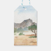 Ein kleines Wild One Baby Duschbad Danke Geschenkanhänger (Rückseite)