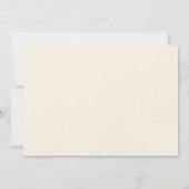 Ein kleines Wildblume Baby Dusche Foto Einladung (Rückseite)