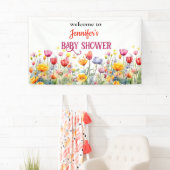 ein kleines Wildblume Dusche Banner (Insitu)