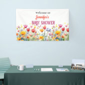 ein kleines Wildblume Dusche Banner (Messeveranstaltung)