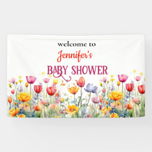 ein kleines Wildblume Dusche Banner
