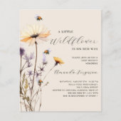 Ein kleines Wildblume für die Kinderdusche (Vorderseite)