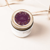 Ein kleines Wildblumenbaby Runder Aufkleber