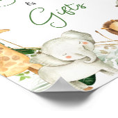 Ein kleines wildes Duschbücher- und Geschenke-Schi Poster (Ecke)