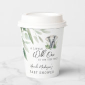 Ein kleines, wildes, elegantes Baby-Dusche-Party Pappbecher (Vorderseite)