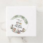 ein kleines wildes Tier Baby Dusche Geschenkanhänger (Beispiel)