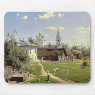 Ein kleines Yard in Moskau, 1878 Mousepad