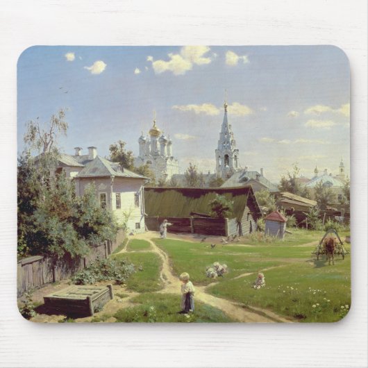 Ein kleines Yard in Moskau, 1878 Mousepad (Vorne)