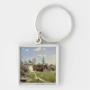 Ein kleines Yard in Moskau, 1878 Schlüsselanhänger