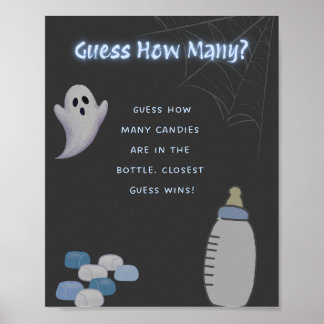 Ein kleines Zeichen ist zu schätzen, wie viele Zei Poster