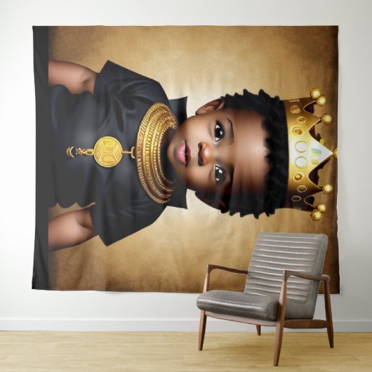 Ein Kleinkind-King-Band Wandteppich (Beispiel (Horizontal))