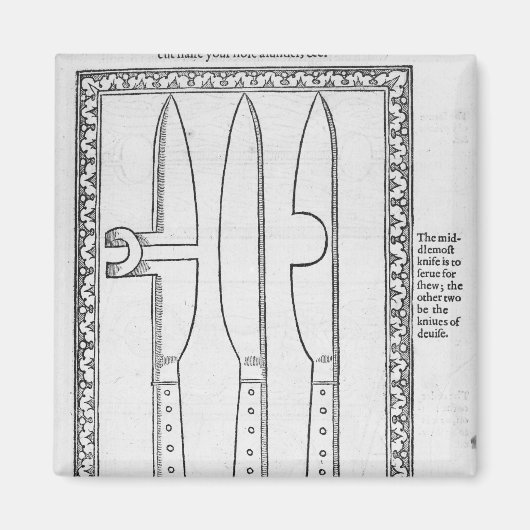 Ein Knife Trick Magnet (Vorne)