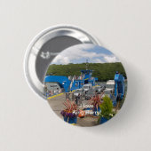 Ein Knopf für Fans des Königs Harry Ferry Button (Vorne & Hinten)
