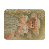"Ein knospender Ostern" Vintage-Illustration, ca. Magnet (Horizontal)