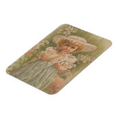 "Ein knospender Ostern" Vintage-Illustration, ca. Magnet (Linke Seite)
