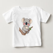 Ein Koala, der an einen T - Shirt einer Baumzweigs (Vorderseite)