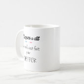 Ein Koch ist für Chefin. Kaffeetasse (Vorderseite Links)