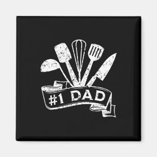 Ein kochender Papa zum Vatertag, kochender Daddy Magnet