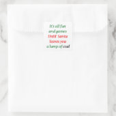 Ein Kohleklumpen Quadratischer Aufkleber (Tasche)