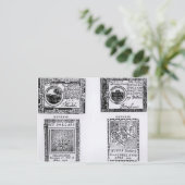 Ein kolonialer 6-Dollar-Schein Postkarte (Stehend Vorderseite)