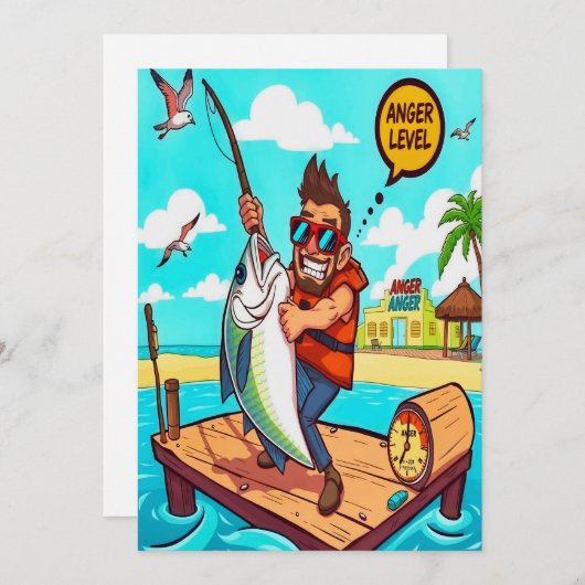 Ein Komikabenteuer Einladung (Vorne/Hinten)