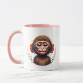 Ein komischer kleiner Affe. Tasse (Links)