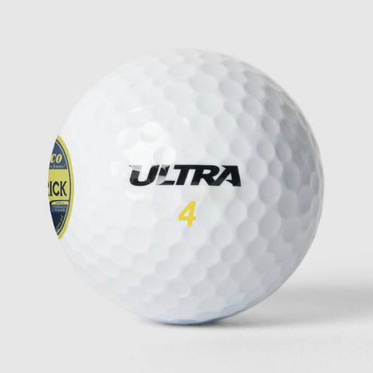 Ein komischer Trick Golfball (Logo)