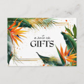 Ein Kommentar zu Geschenken für Vögel des Paradies Begleitkarte (Vorderseite)