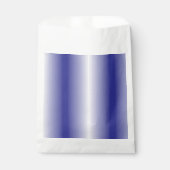 Ein kompliziertes, blaues geometrisches Muster mit Geschenktütchen (Vorderseite)