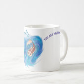 Ein kompliziertes FISH-Design auf einer Tasse (VorderseiteRechts)