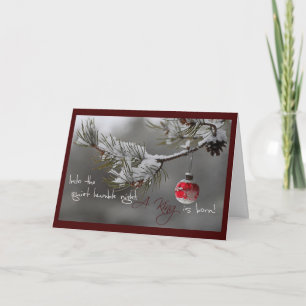 Ein König ist geboren Feiertagskarte