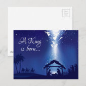 Ein König ist geboren. Postkarte (Vorne/Hinten)