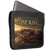 Ein König Laptopschutzhülle (Vorne Rechts)