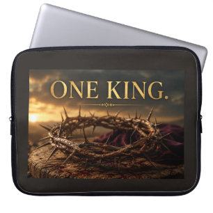 Ein König Laptopschutzhülle