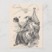 Ein König Postkarte (Vorderseite)
