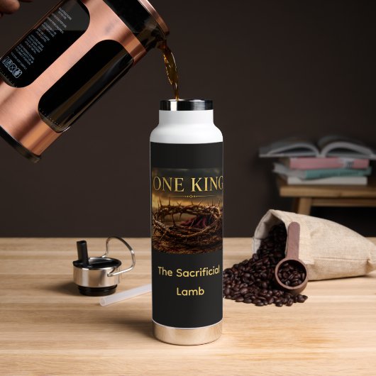 Ein König Trinkflasche (Kaffee (gedreht))