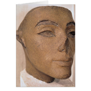 Ein königlicher Kopf, möglicherweise von Nefertiti
