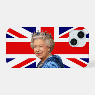 Ein königlicher Wink Nr. 2 Britische Flagge iPhone 15 Hülle
