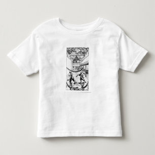 Ein königliches Spiel von Tennis in Jeu de Paume Kleinkind T-shirt
