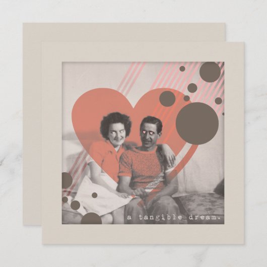 ein konkreter Traum Einladung (Vorne/Hinten)