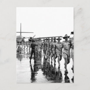 Ein Kontingent der Royal Australian Air Force Postkarte