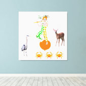 Ein Konzert Leinwanddruck (Insitu (Holzboden))