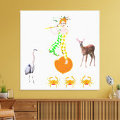 Ein Konzert Leinwanddruck (Insitu (Wohnzimmer))