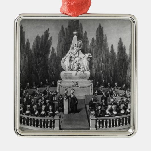 Ein Konzert Silbernes Ornament (Vorne)