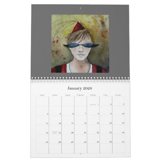 Ein Kopf voll von Whimsey Kalender (Jan 2026)