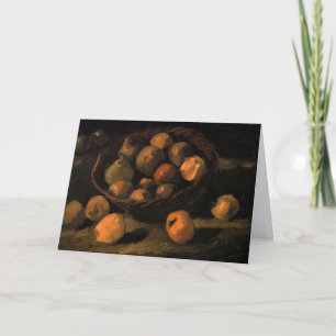 Ein Korb Äpfel von Vincent van Gogh Karte