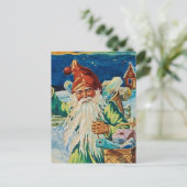 "Ein Korb der Geschenke" von Jenny Nystrom Postkarte (Stehend Vorderseite)