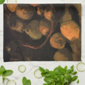 Ein Korb mit Äpfeln von Vincent van Gogh Geschirrtuch (Gefaltet)