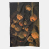 Ein Korb mit Äpfeln von Vincent van Gogh Geschirrtuch (Vertikal)